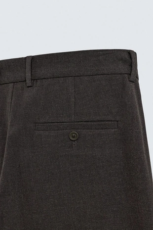 Брюки комфортной посадки из рельефной ткани- Заказать в России