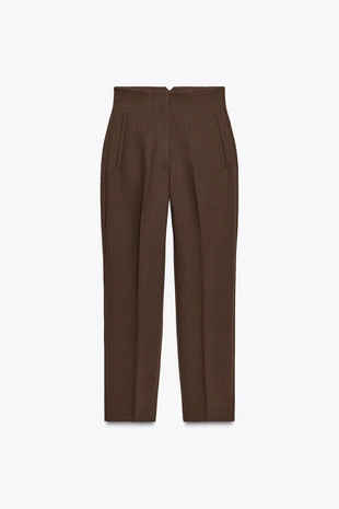 Брюки с высокой посадкой- Заказать в России