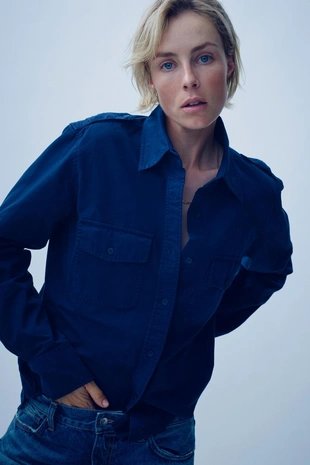 Рубашка с хлястиками- Заказать в России