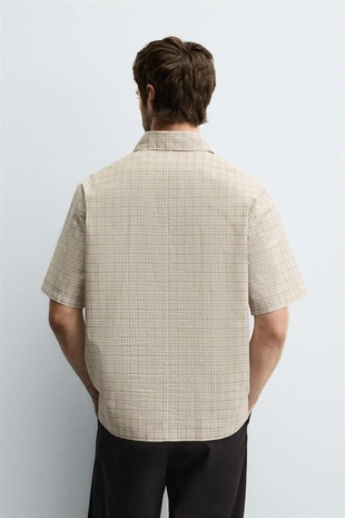 Beige | 5964/121/710 - Zara Рубашка поло в клетку