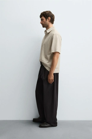 Рубашка поло в клетку- Заказать в России