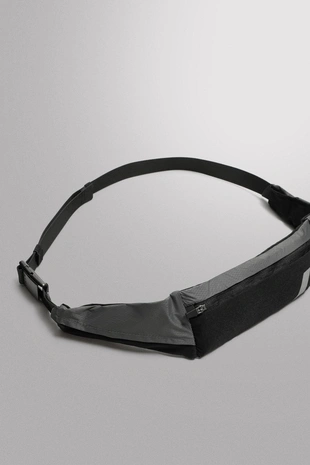 Black | 3677/620/800 - Zara Спортивная поясная сумка из высокотехнологичной ткани