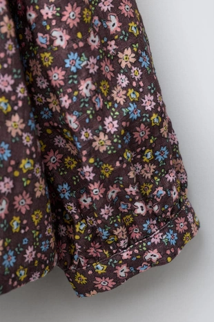 Brown | 6521/562/700 - Zara Блузка с цветочным принтом