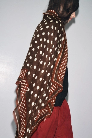 Платок в горошек - Заказать в России