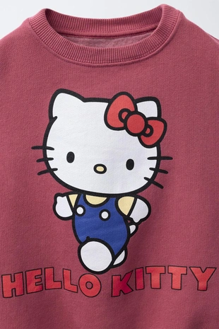 Толстовка с принтом HELLO KITTY © SANRIO- Заказать в России