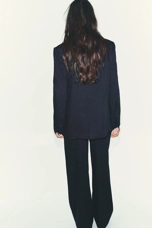 Блейзер прямого кроя с пуговицами- Заказать в России