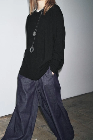 Шерстяной свитер оверсайз- Заказать в России