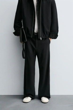 Купить Zara Брюки RELAXED FIT из струящейся ткани