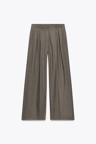 Широкие брюки с защипами — ZW COLLECTION