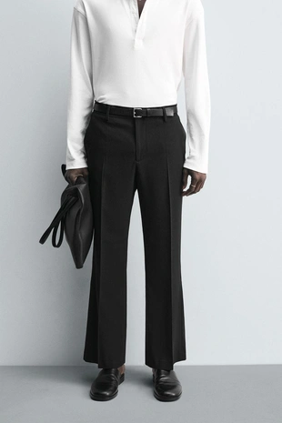 Струящиеся брюки FLARE FIT- Заказать в России