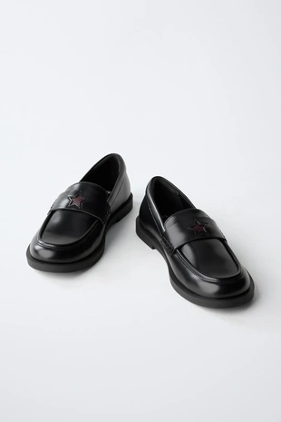 Мокасины со звездой- Заказать в России