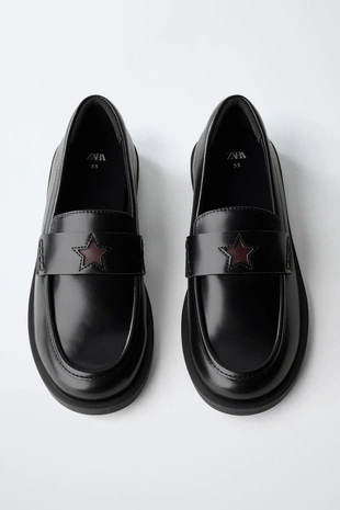 Мокасины со звездой- Заказать в России