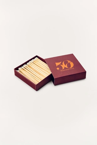 Зажигалка 50-летие WHITE-TIPPED MATCHBOX (60 штук)- Заказать в России