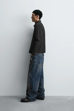 Рубашка JACQUARD с геометрическим узором- Заказать в России