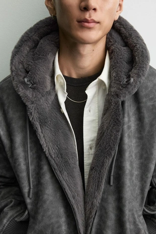 Бомбер REVERSIBLE искусственная кожа- Заказать в России