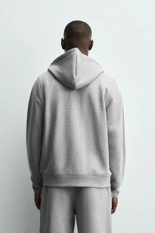 Толстовка-худи на молнии HEAVY WEIGHT- Заказать в России