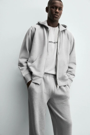 Толстовка-худи на молнии HEAVY WEIGHT- Заказать в России