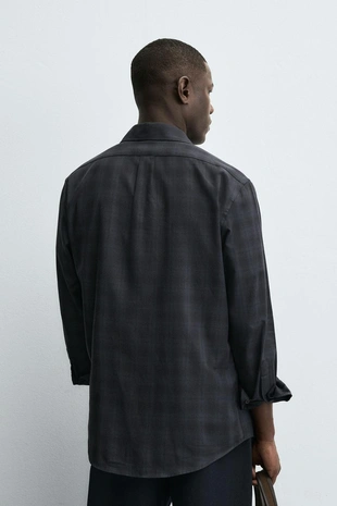 Рубашка CLASSIC FIT в клетку- Заказать в России