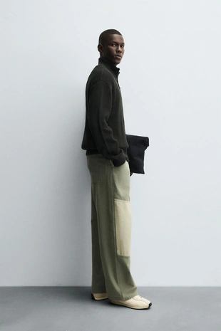 Кардиган платочной вязки на молнии- Заказать в России