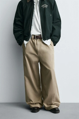 Широкие брюки чинос BAGGY FIT- Заказать в России