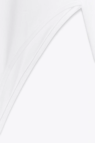 White | 1026/825/250 - Zara Базовое боди из полиамида