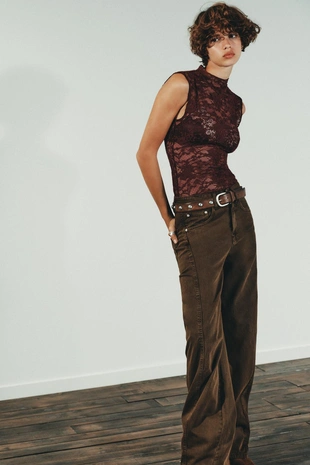 Кружевной топ- Заказать в России