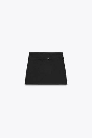 Юбка-шорты с ремнем- Заказать в России