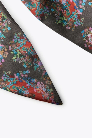 Платок-галстук с принтом- Заказать в России