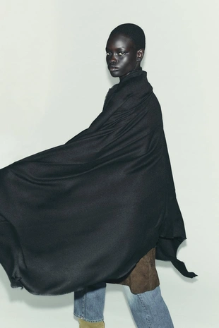 Однотонный мягкий платок- Заказать в России