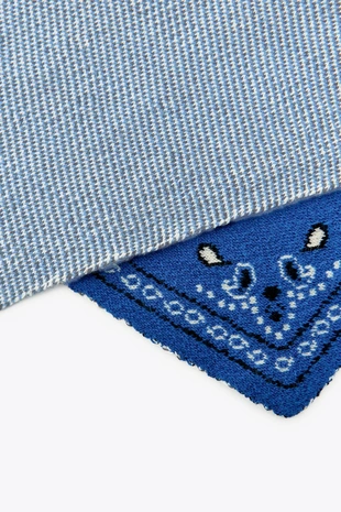 Бандана трикотажная с принтом