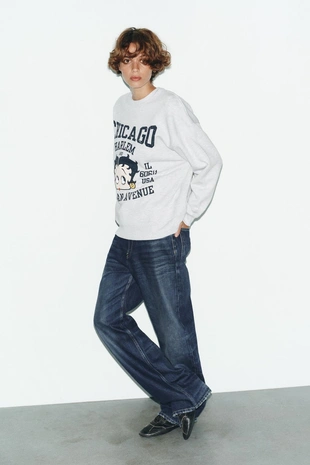 Толстовка с принтом «бетти буп©»- Заказать в России