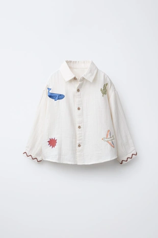 Рубашка с вышивкой- Заказать в России