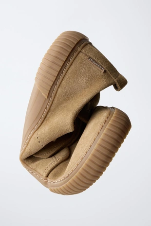 Sand Brown | 4430/630/107 - Zara Кроссовки BAREFOOT из замшевой кожи