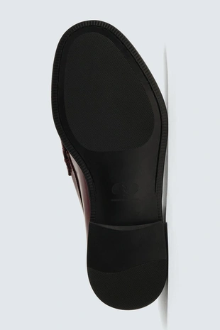 Кожаные лоферы с планкой- Заказать в России