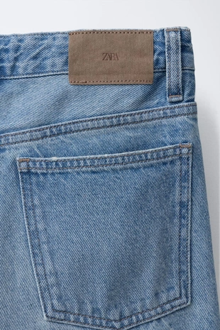 Джинсы WIDE LEG с отворотами- Заказать в России