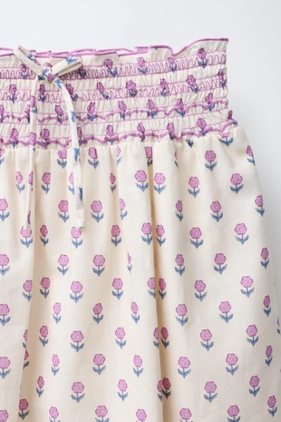 Юбка с цветочным принтом- Заказать в России