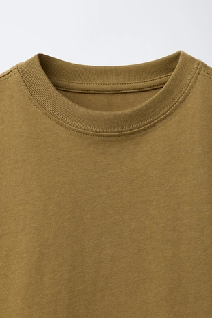 Toffee | 1887/749/745 - Zara Футболка с круглым вырезом средней плотности