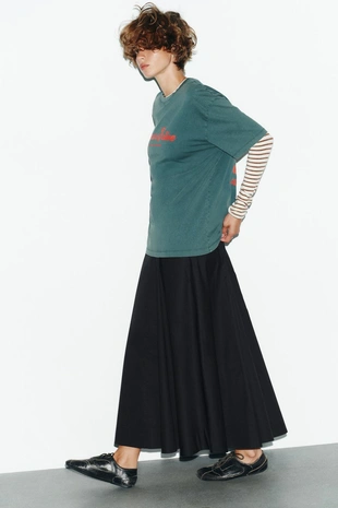 Футболка с принтом и надписью- Заказать в России