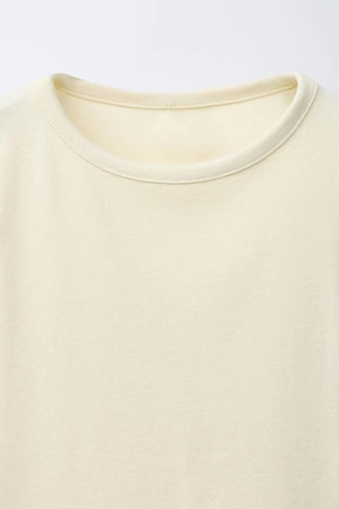 Однотонная футболка с модалом- Заказать в России