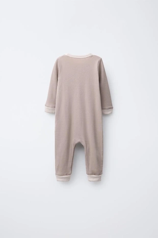 Blue | 0722/495/400 - Zara Набор из двух цельных пижам в рубчик