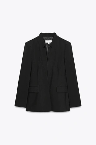 Блейзер с перевернутыми лацканами- Заказать в России