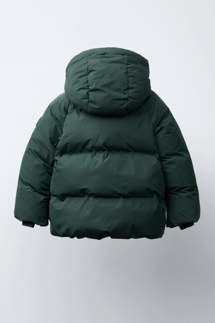 Стеганая куртка WATER REPELLENT с капюшоном- Заказать в России