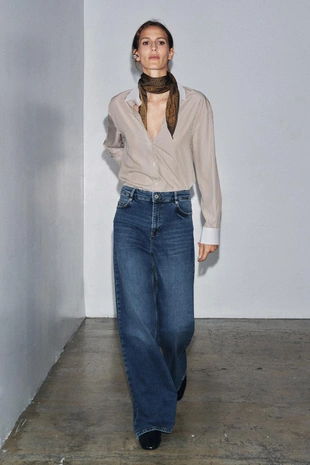 Джинсы WIDE LEG с высокой посадкой — ZW COLLECTION- Заказать в России