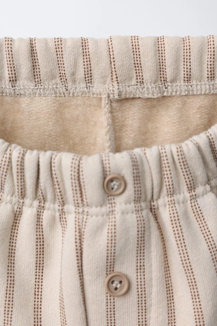 Beige | 1165/594/450 - Zara Брюки BAGGY в полоску