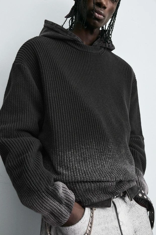 Свитер с принтом «брызги краски»- Заказать в России