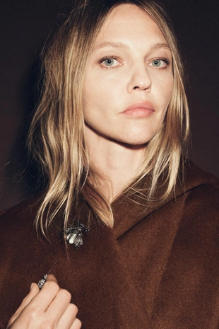 Длинное пальто с поясом из шерсти — ZW COLLECTION LIMITED EDITION- Заказать в России