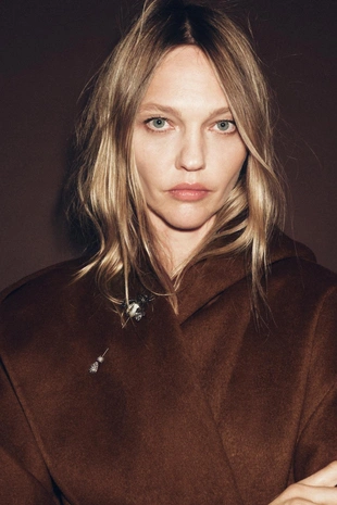 Длинное пальто с поясом из шерсти — ZW COLLECTION LIMITED EDITION- Заказать в России