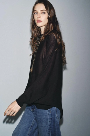 Однотонный джемпер- Заказать в России