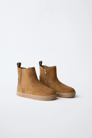 Купить Zara Кожаные ботинки