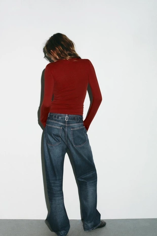 Футболка с длинными рукавами- Заказать в России